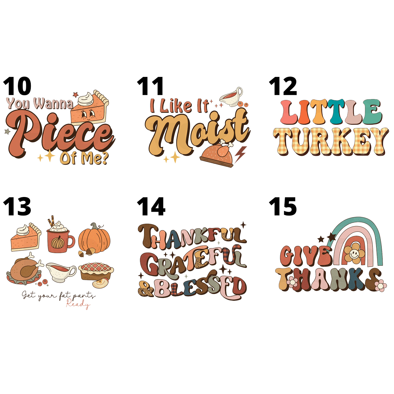 Thanksgiving Puns Best Friends Matching Family Shirts Beepumpkin