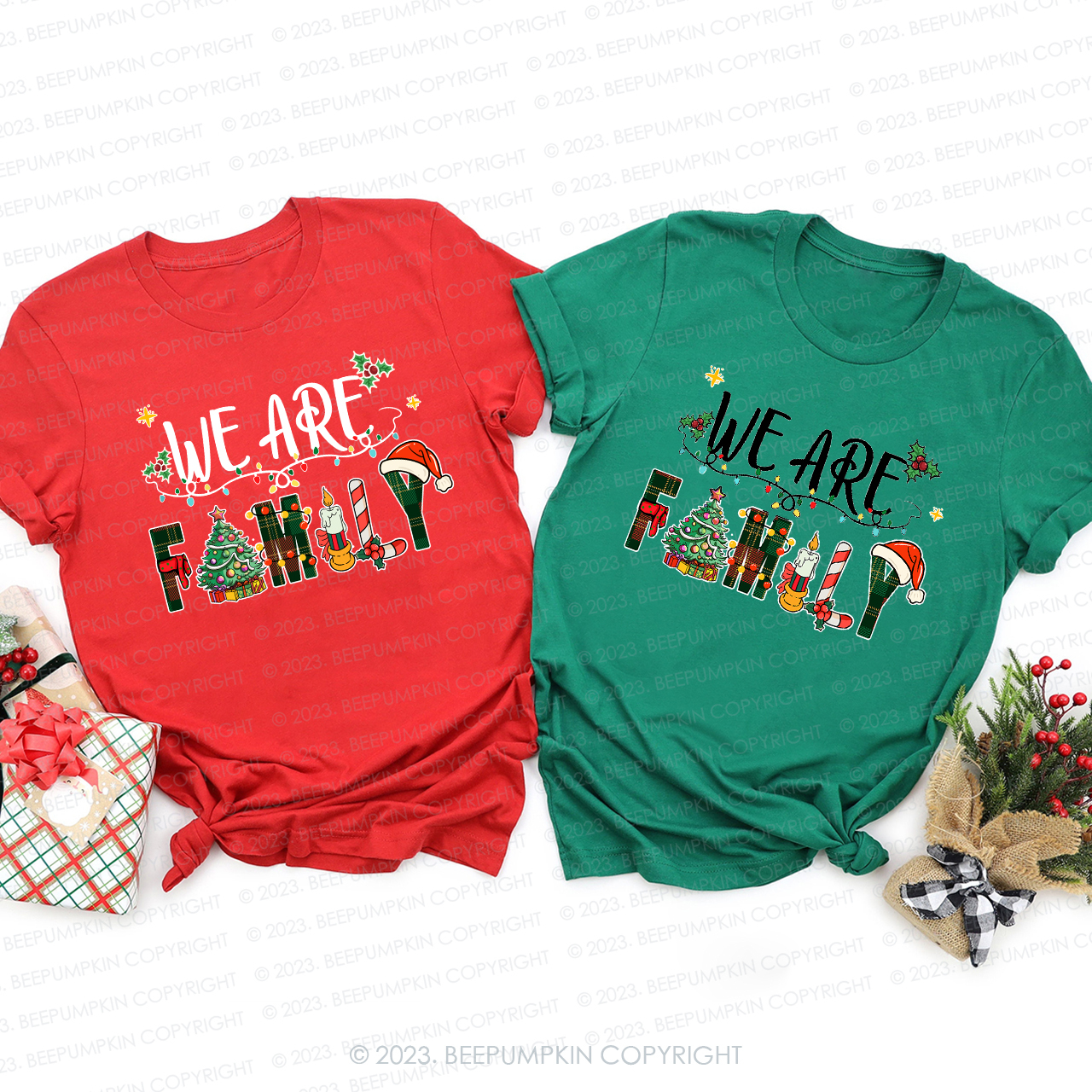 We are Family Tees For Family Beepumpkin
