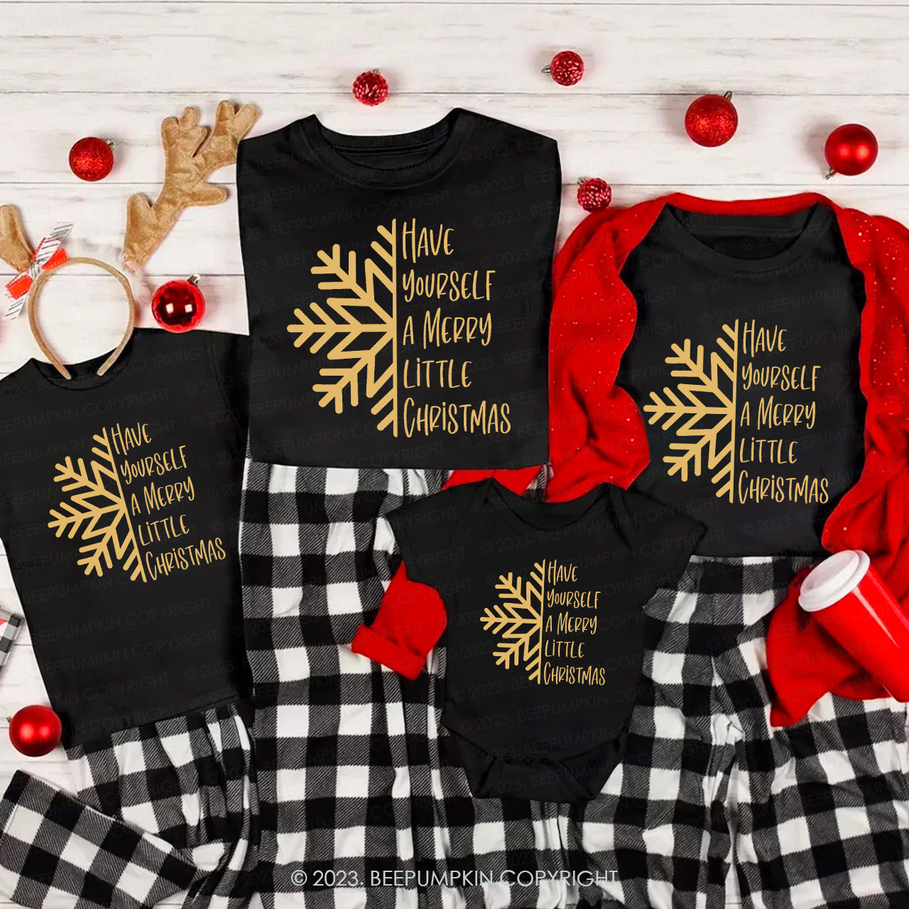 Have Yourself A Merry Little Christmas Matching Shirts Beepumpkin