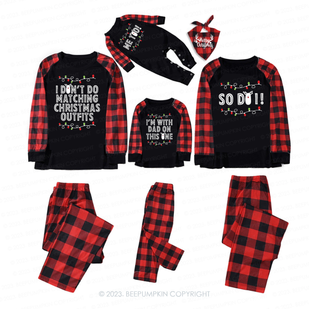 Personalized But I Do Holiday Family Matching Christmas Pajamas Beepumpkin