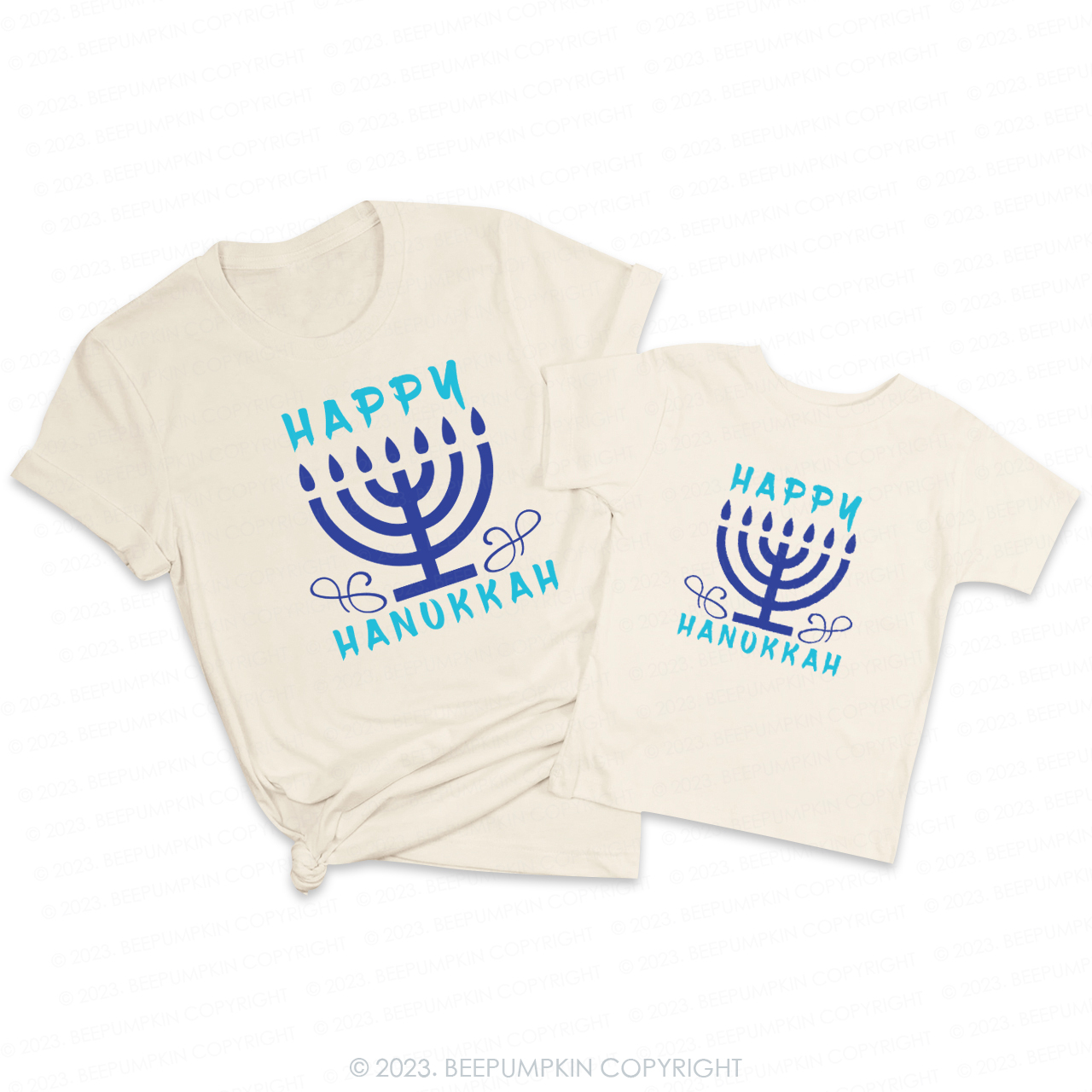 Hanukkah Glimmer on the Candlestick T-Shirts