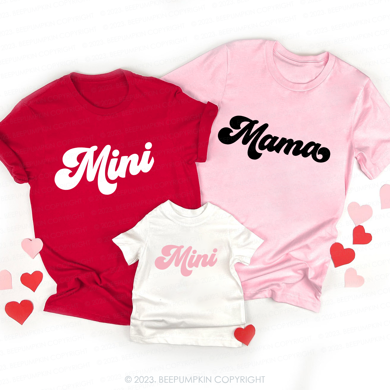 Mama and Mini's Romantic Valentine's Day Matching Shirts