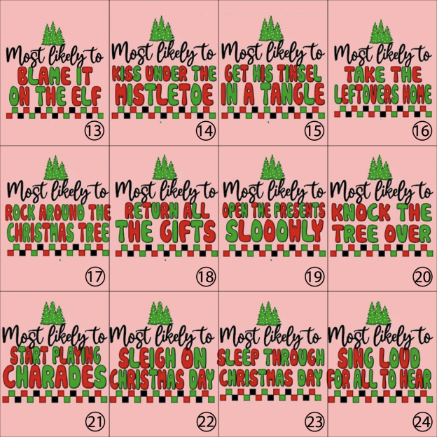 Most Likely To Family Gifts Matching Christmas Pajamas