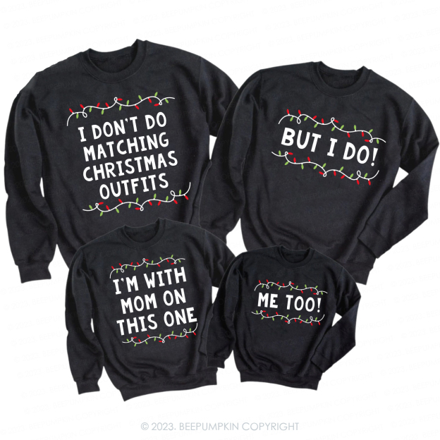 Funny Christmas Family Matching Sweatshirts