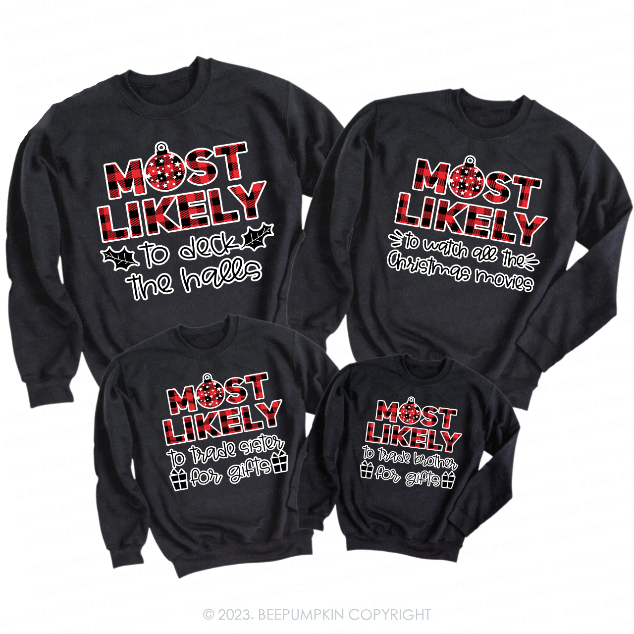 Matching Family Christmas Shirts With Design Most Sweatshirts
