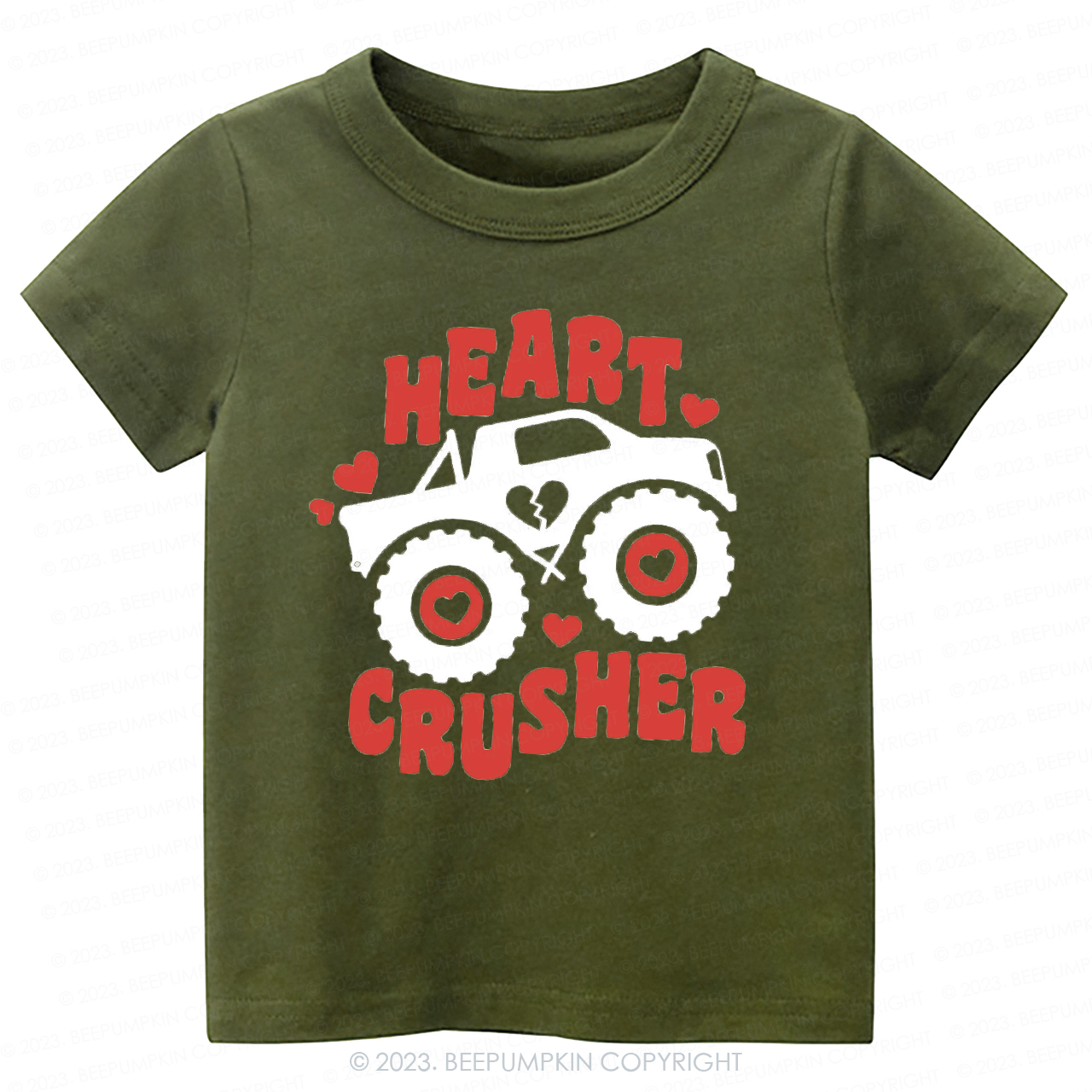 Heart Crusher Valentine's Day-Toddler Tees