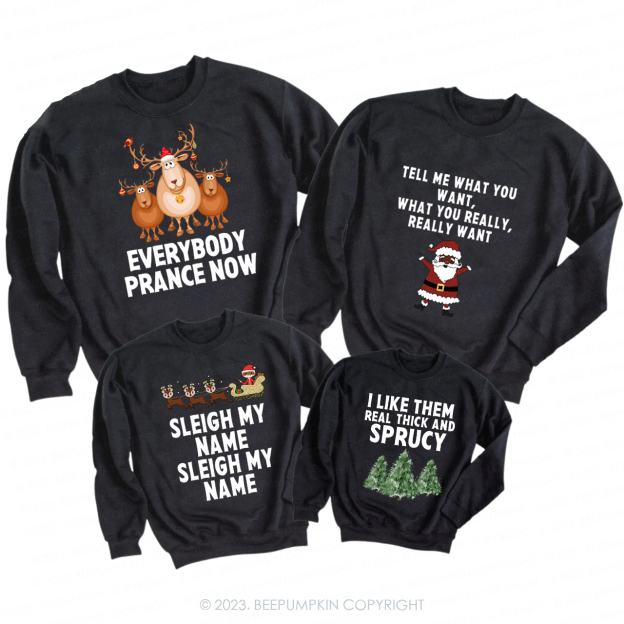 Santa Claus Special Family Christmas Sweatshirts