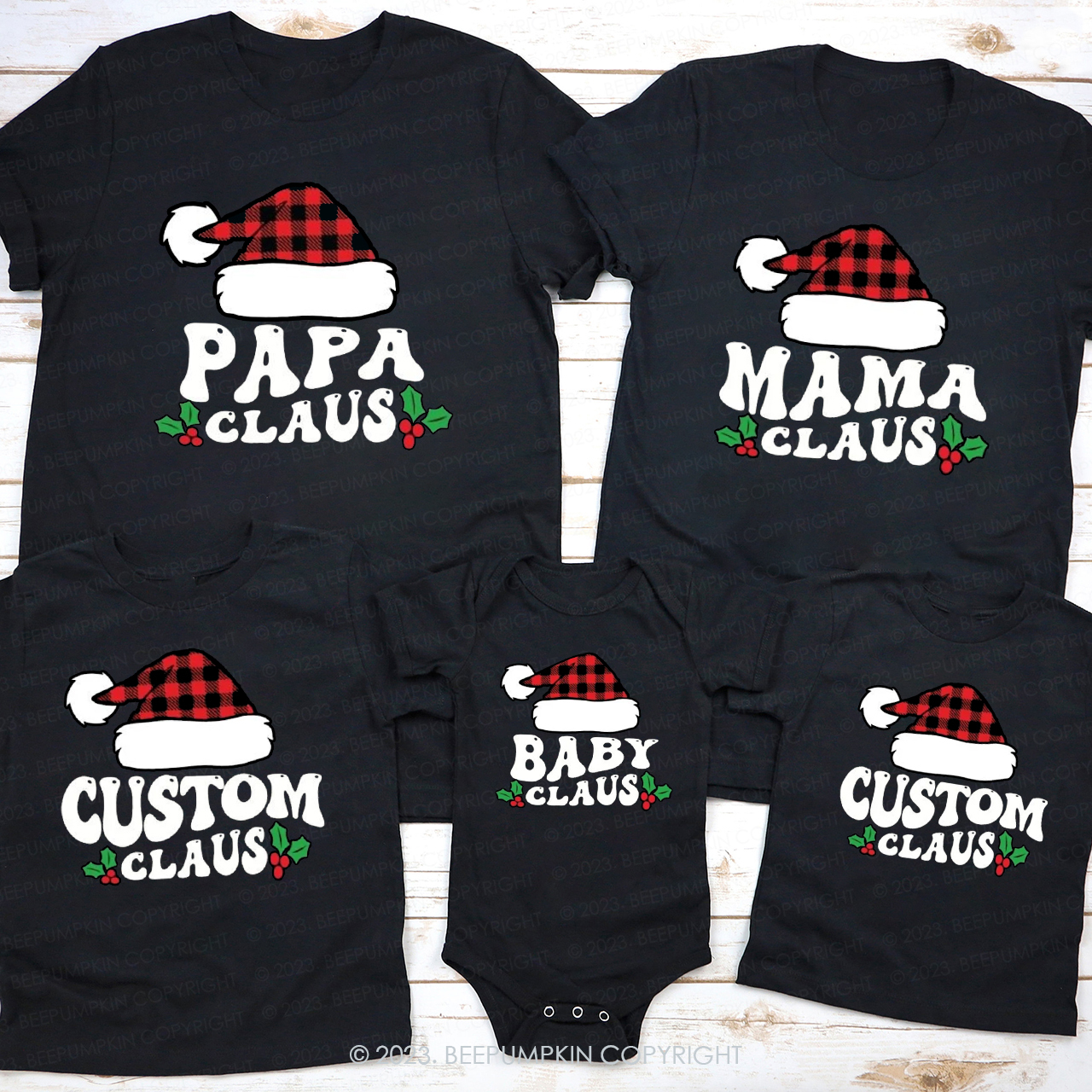 Gigi Claus Funny Group Christmas Festive Family Matching Shirts