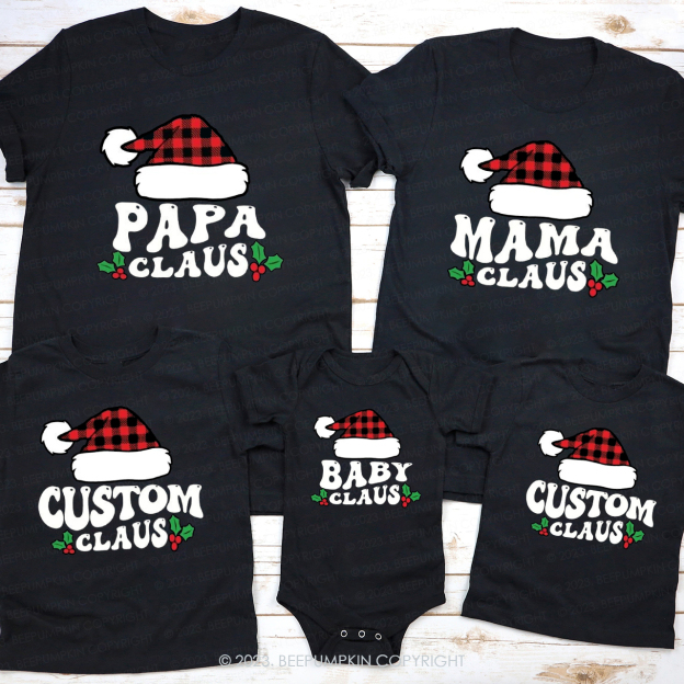 Gigi Claus Funny Group Christmas Festive Family Matching Shirts
