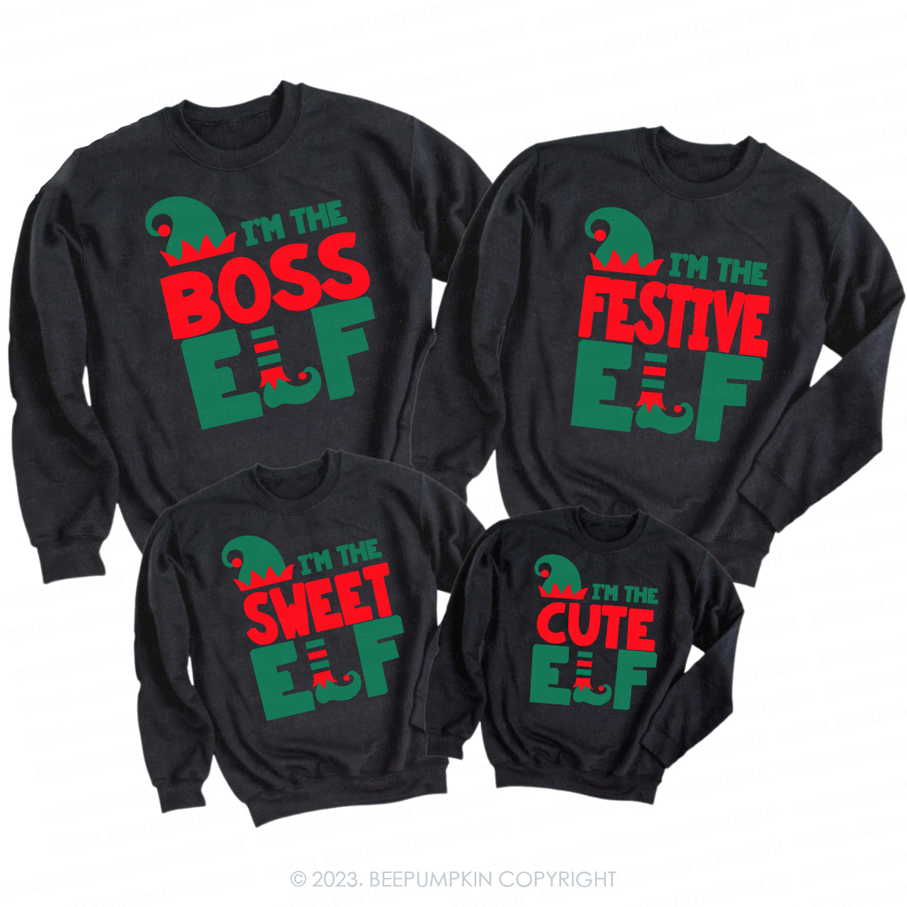 I'm The Fisherman Elf Matching Family Group Christmas Xmas T-Shirt