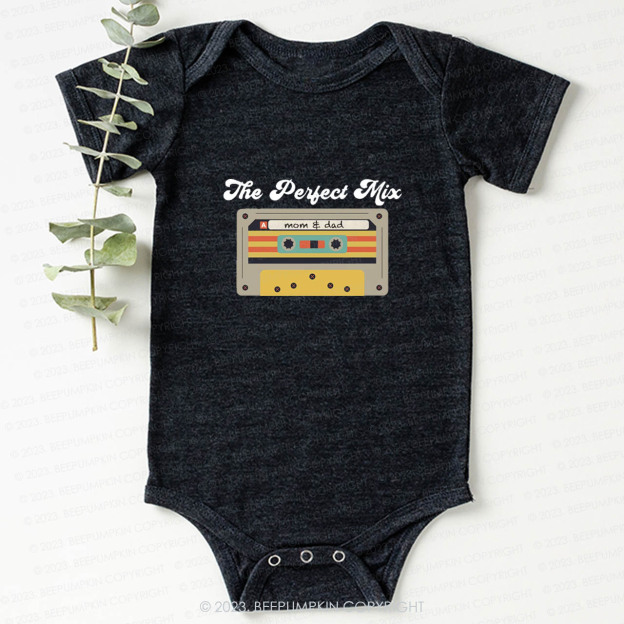 The Perfect Mix Love My Mom & Dad Bodysuit For Baby