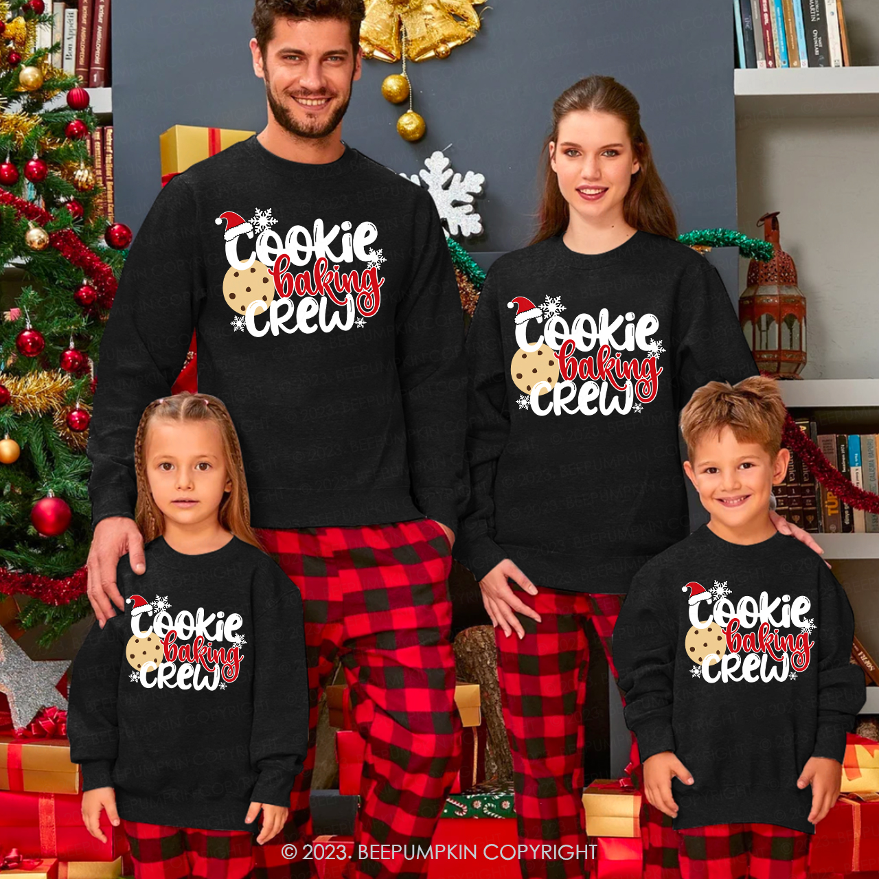 Cookie Baking Crew Family Matching Sweatshirts