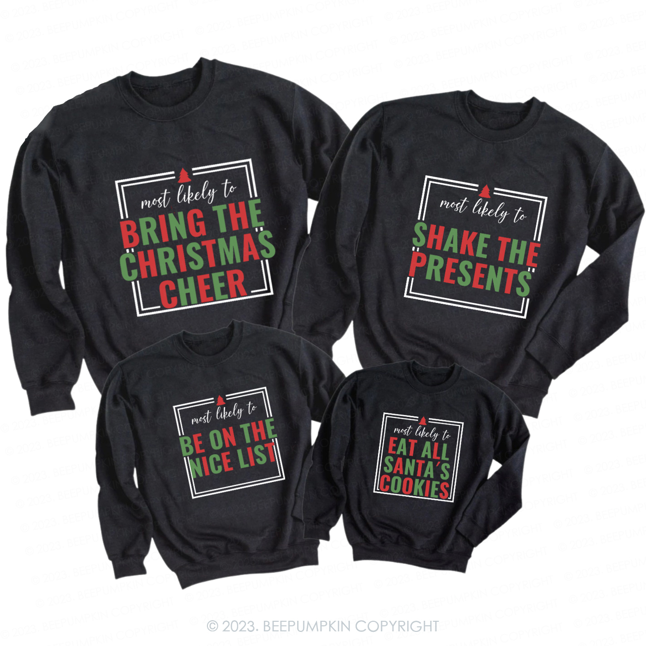 Matching Group Most Likely To Sweatshirts