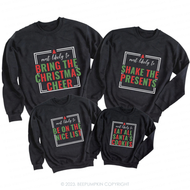 Matching Group Most Likely To Sweatshirts