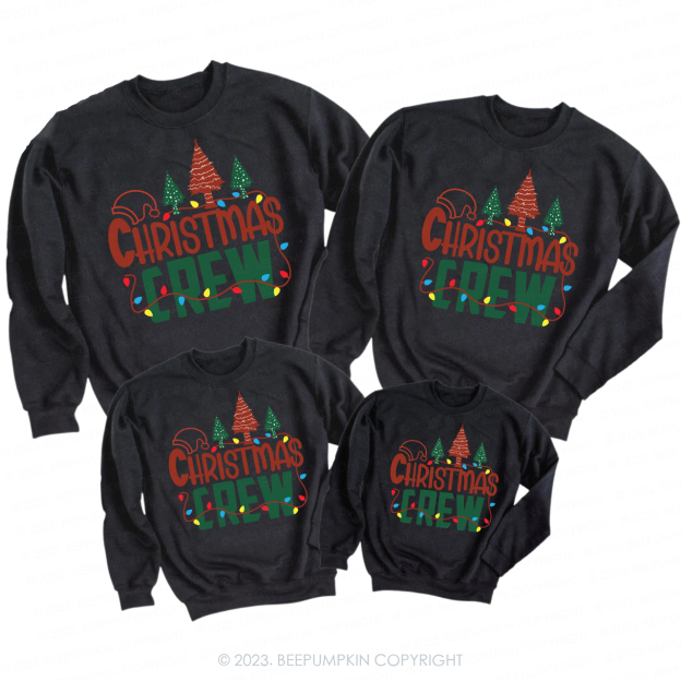 Christmas Crew Family Matching Sweatshirts
