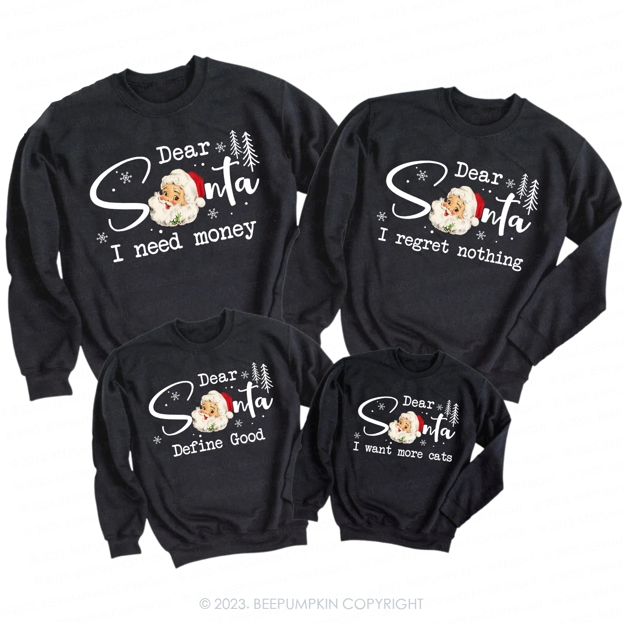 Personalized Dear Santa I Want To Say To You Sweatshirts
