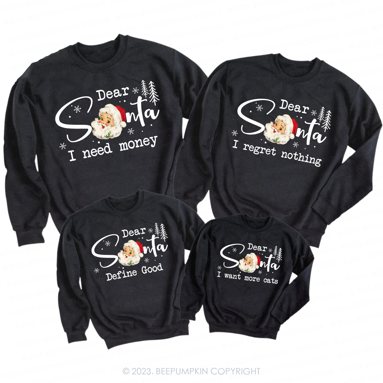 Personalized Dear Santa I Want To Say To You Sweatshirts