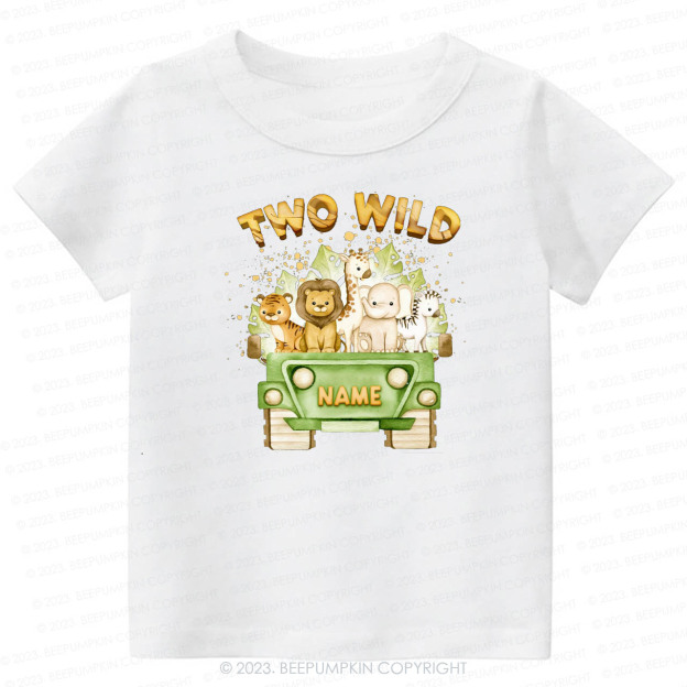 Two Wild Named Safari  -Toddler Tees