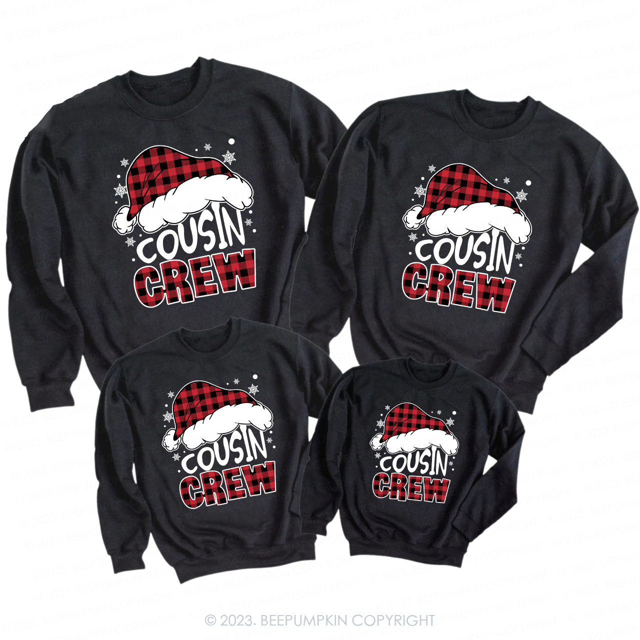Cousin Crew Christmas Family Matching Sweatshirt