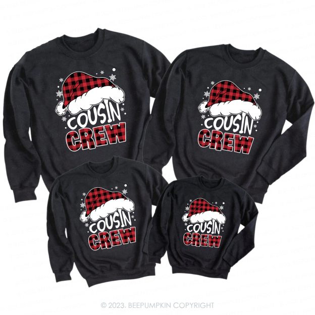 Cousin Crew Christmas Family Matching Sweatshirt