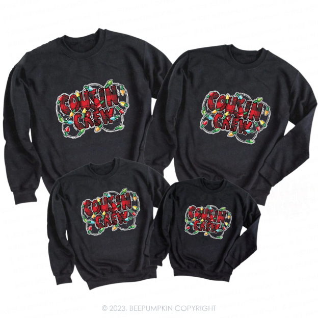 Cousin Crew Christmas Family Sweatshirt