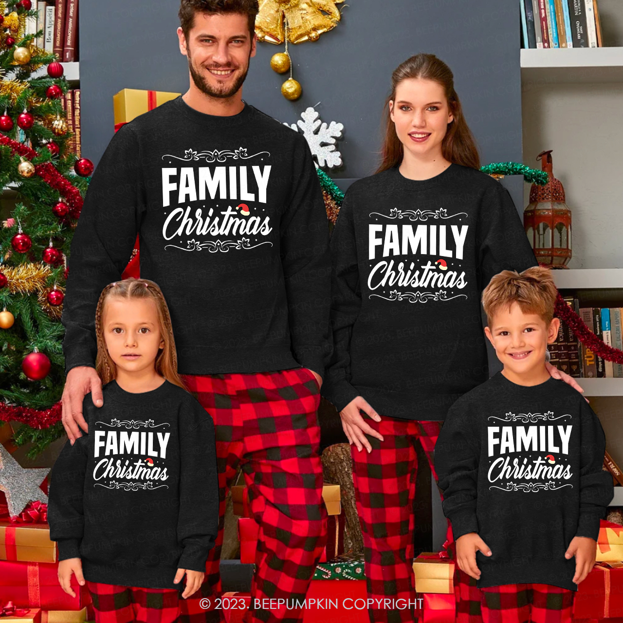 Family Christmas Celebration Sweatshirt  2023