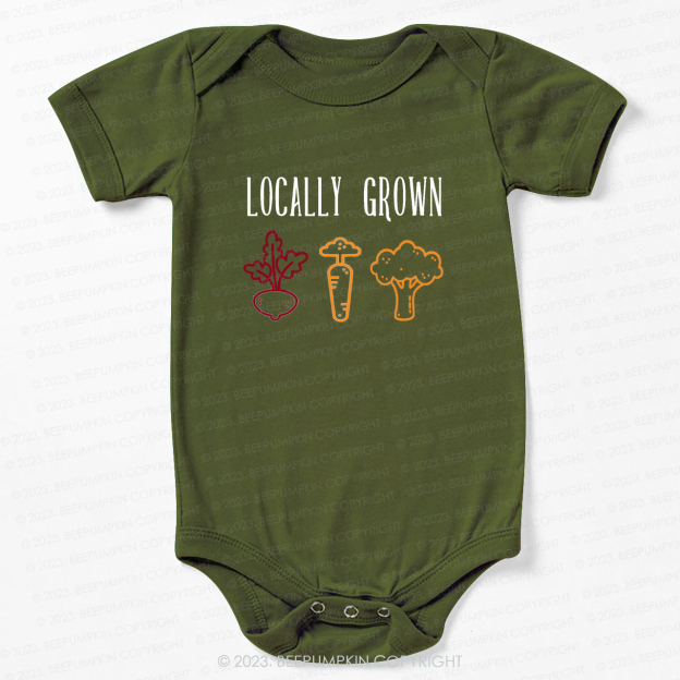 Locally Grown Vegetable Bodysuit For Baby