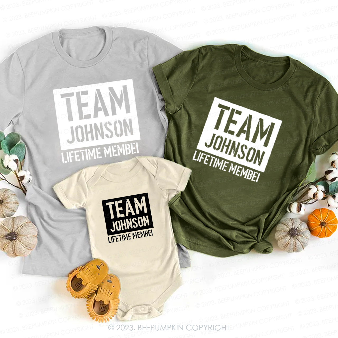 Family Team Lifetime MEMORY  Matching T-shirt