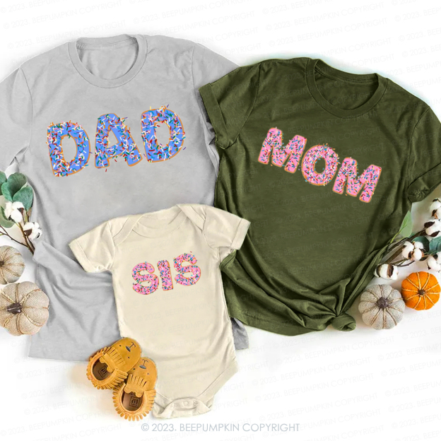 Family Donut Birthday Matching T-shirt