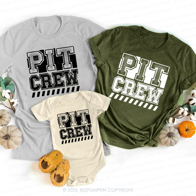 PIT CREW Family Group Matching T-shirts