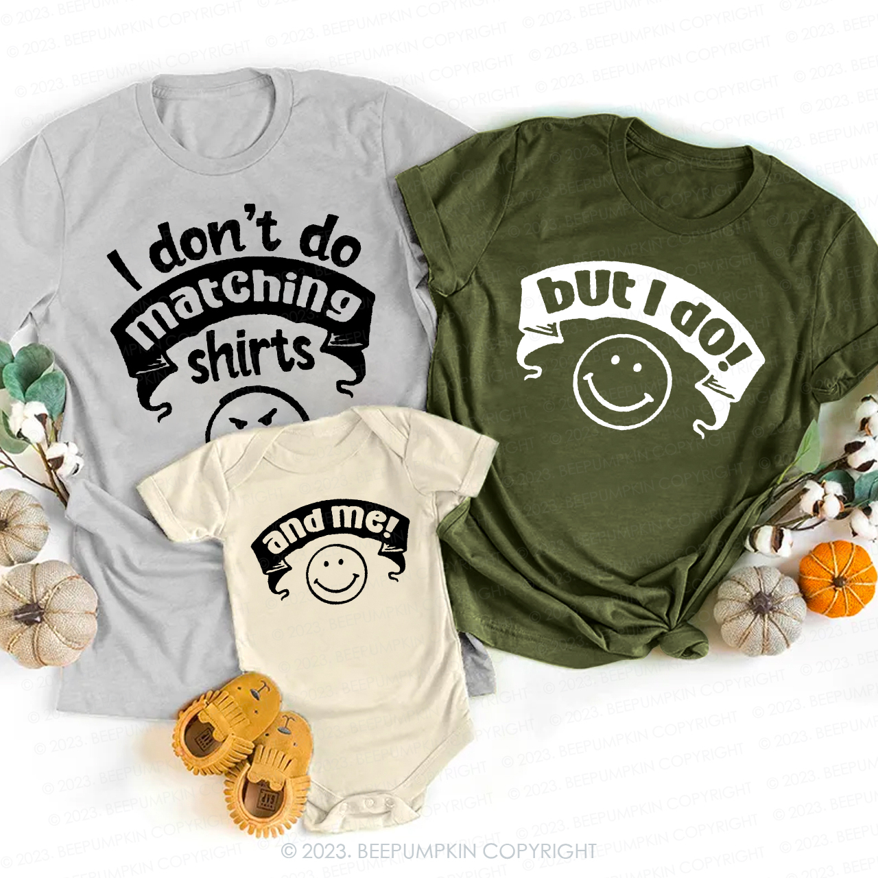 I Don't Do Funny Expression Family Vacation Matching Shirts