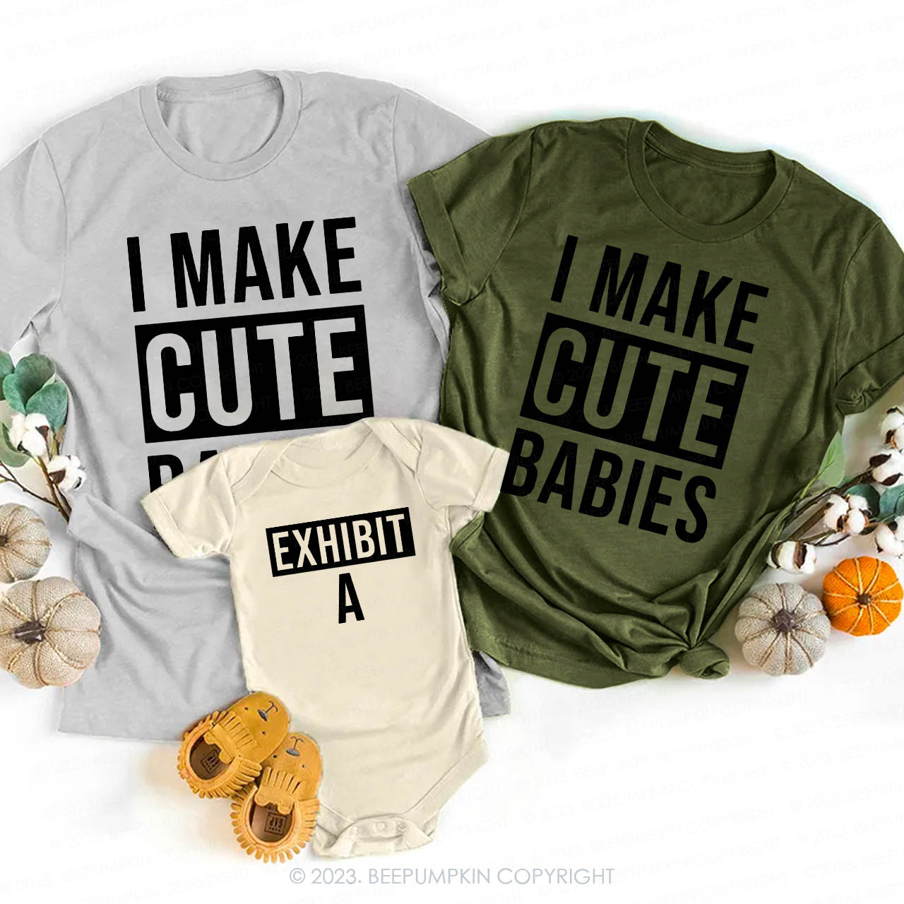 I Make Cute Babies Family Matching Shirts 