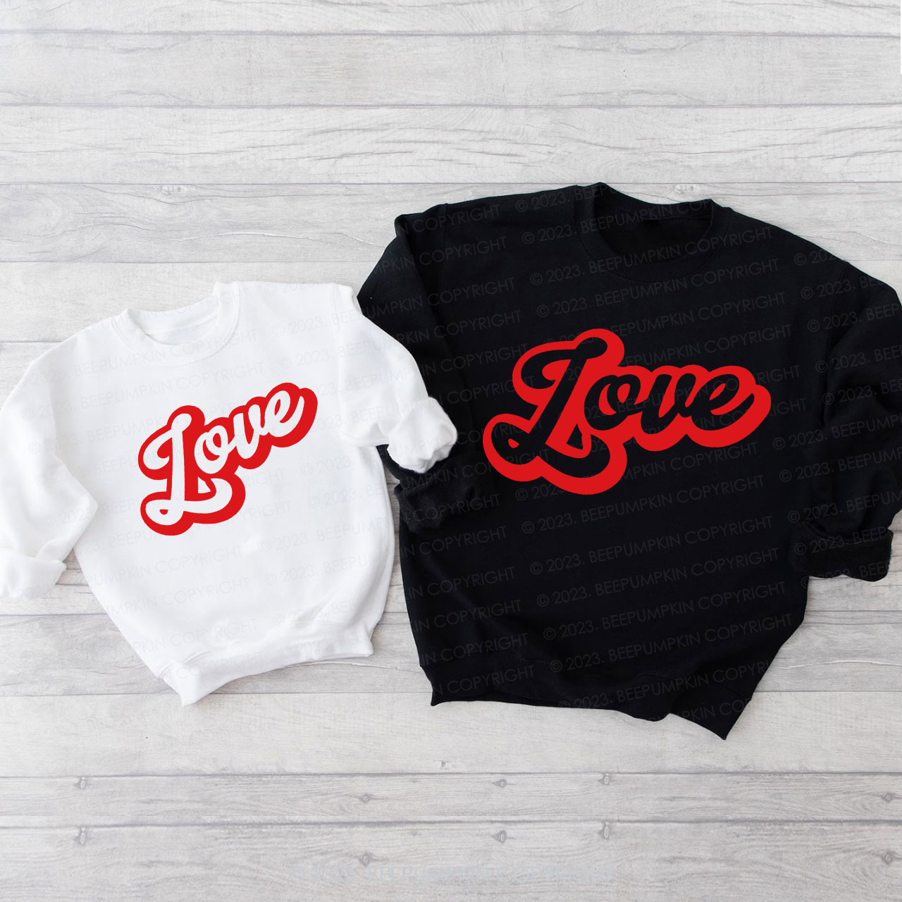 All Love From Family Valentine's Day Gift Sweatshirts