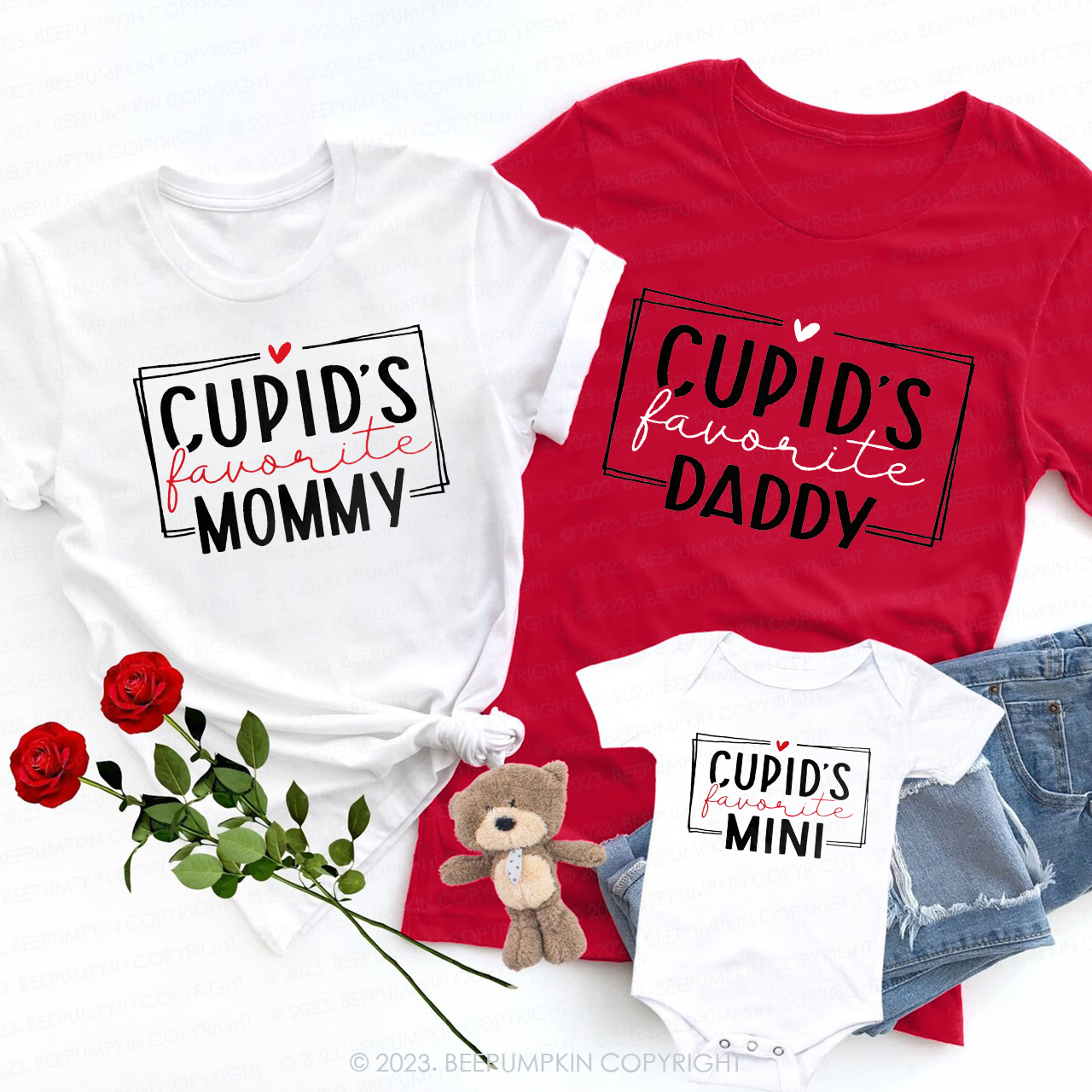 Cupid's Favorite Valentines Shirts For Family