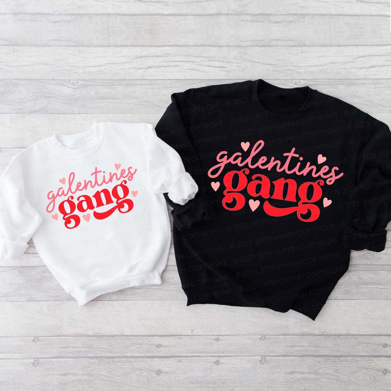Galentines Gang Valentine Matching Sweatshirt