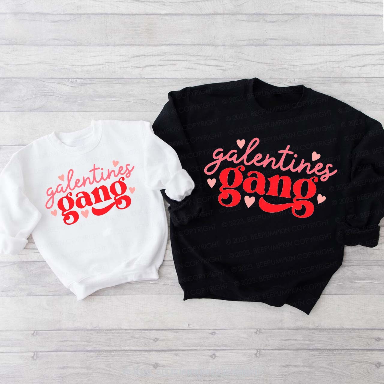 Galentines Gang Valentine Matching Sweatshirt