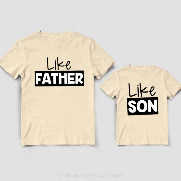 Like Father, Like Son Dad&Me Matching Tees