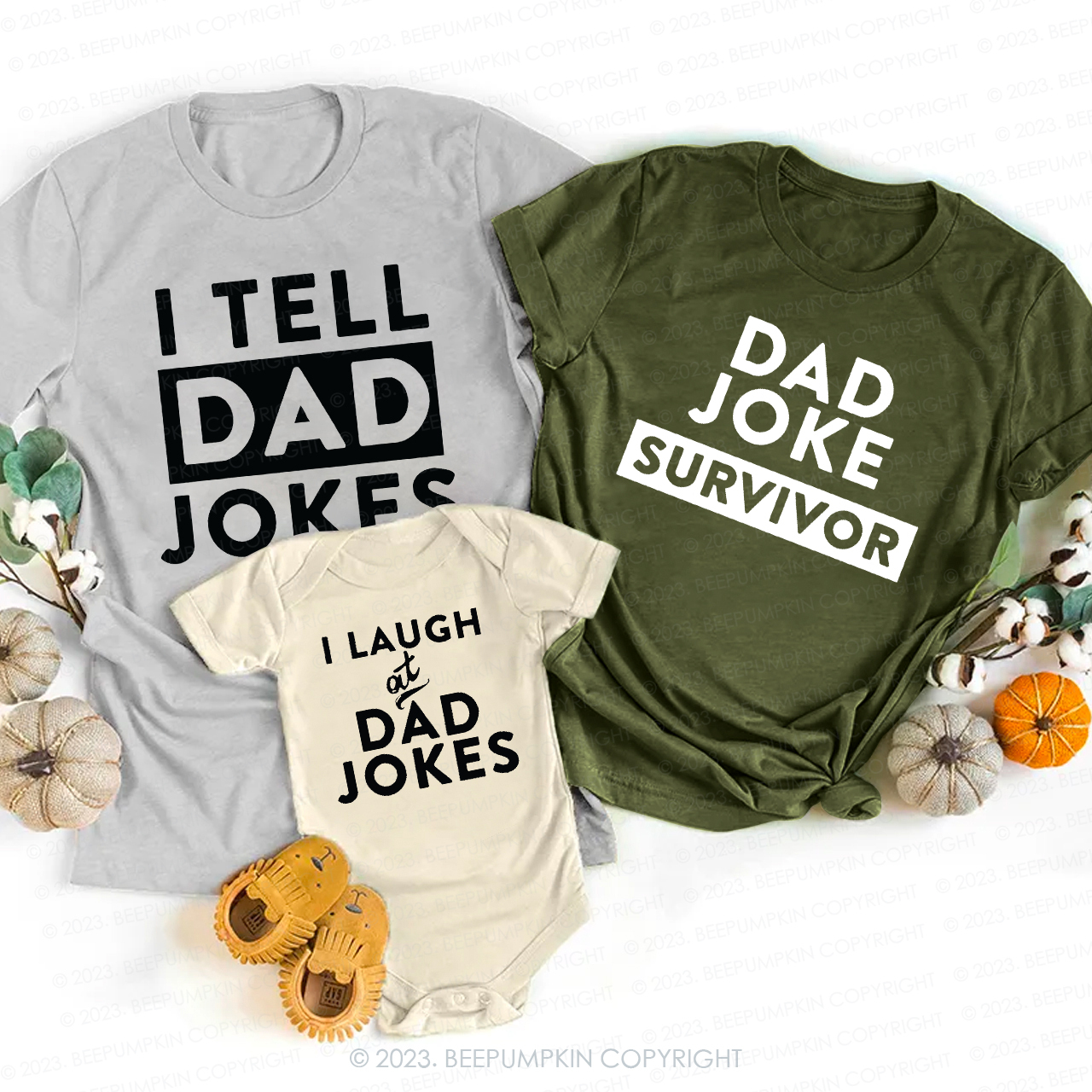 DAD JOKES Family Matching Shirts