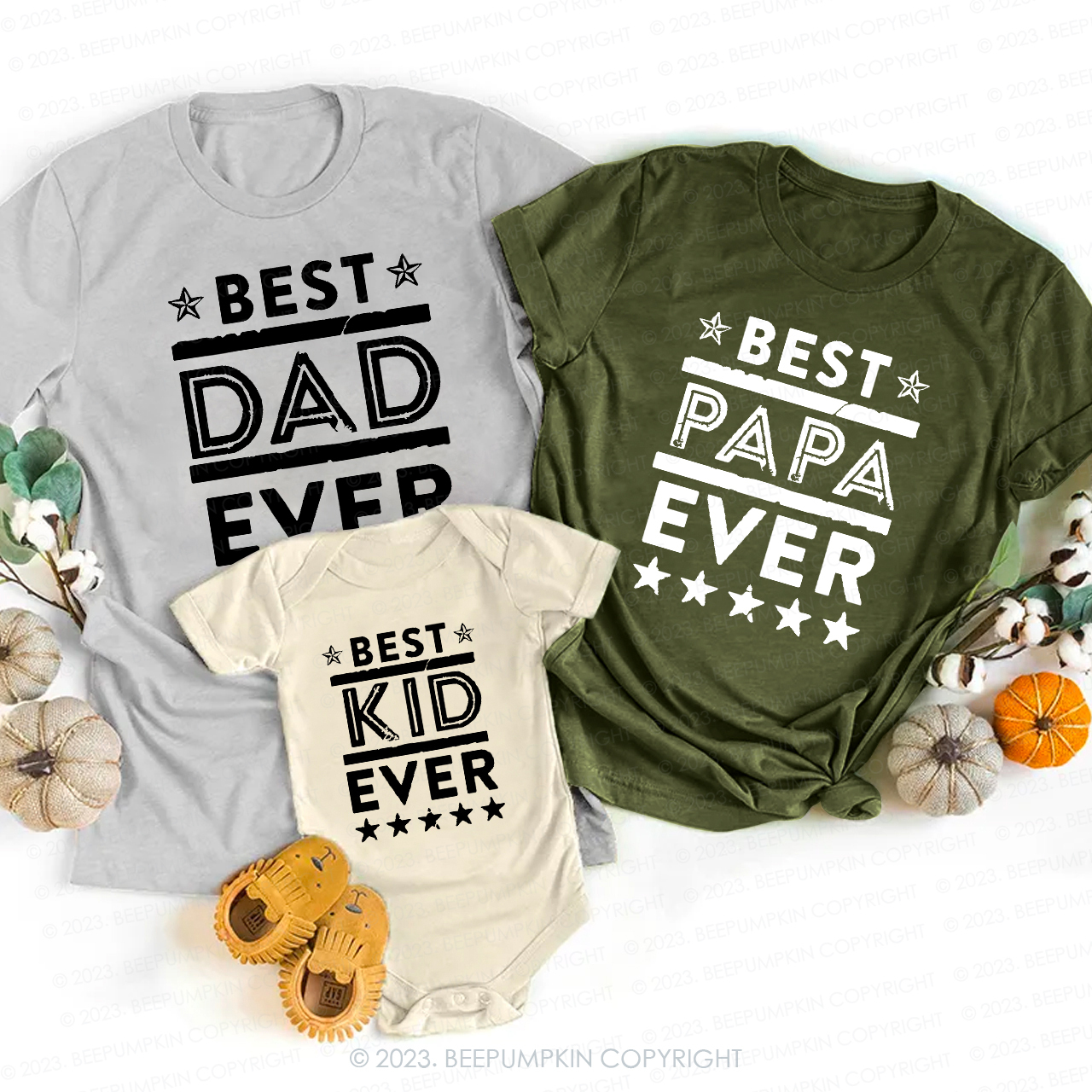 Personalized BEST XXX EVER Family Matching T-Shirts