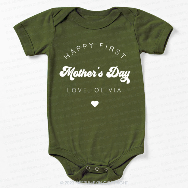 Happy First Mothers Day Bodysuit For Baby