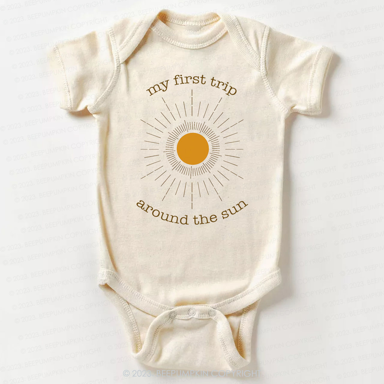 First Trip Around The Sun Bodysuit For Baby