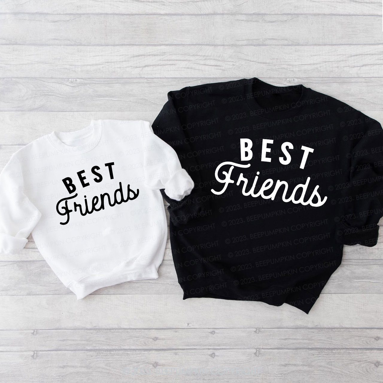 My Real Best Friends Valentine's Family Matching Sweatshirt