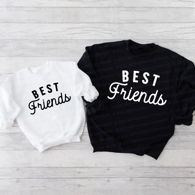 My Real Best Friends Valentine's Family Matching Sweatshirt