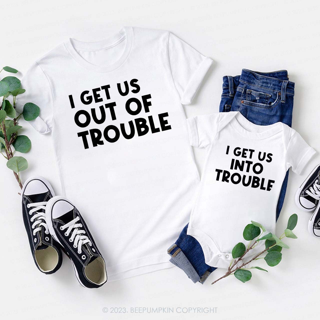 Funny Friend Group Family Matching Shirts 