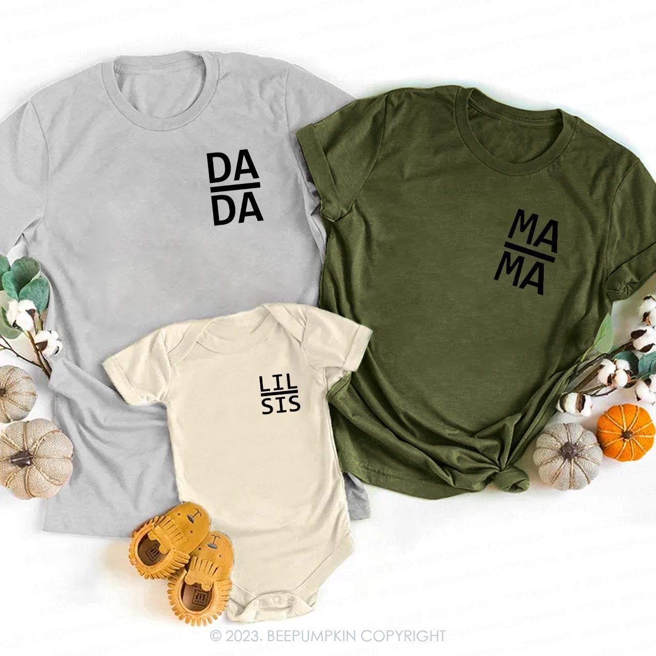 Personalized Trendy Name Funny Family Matching Shirts 