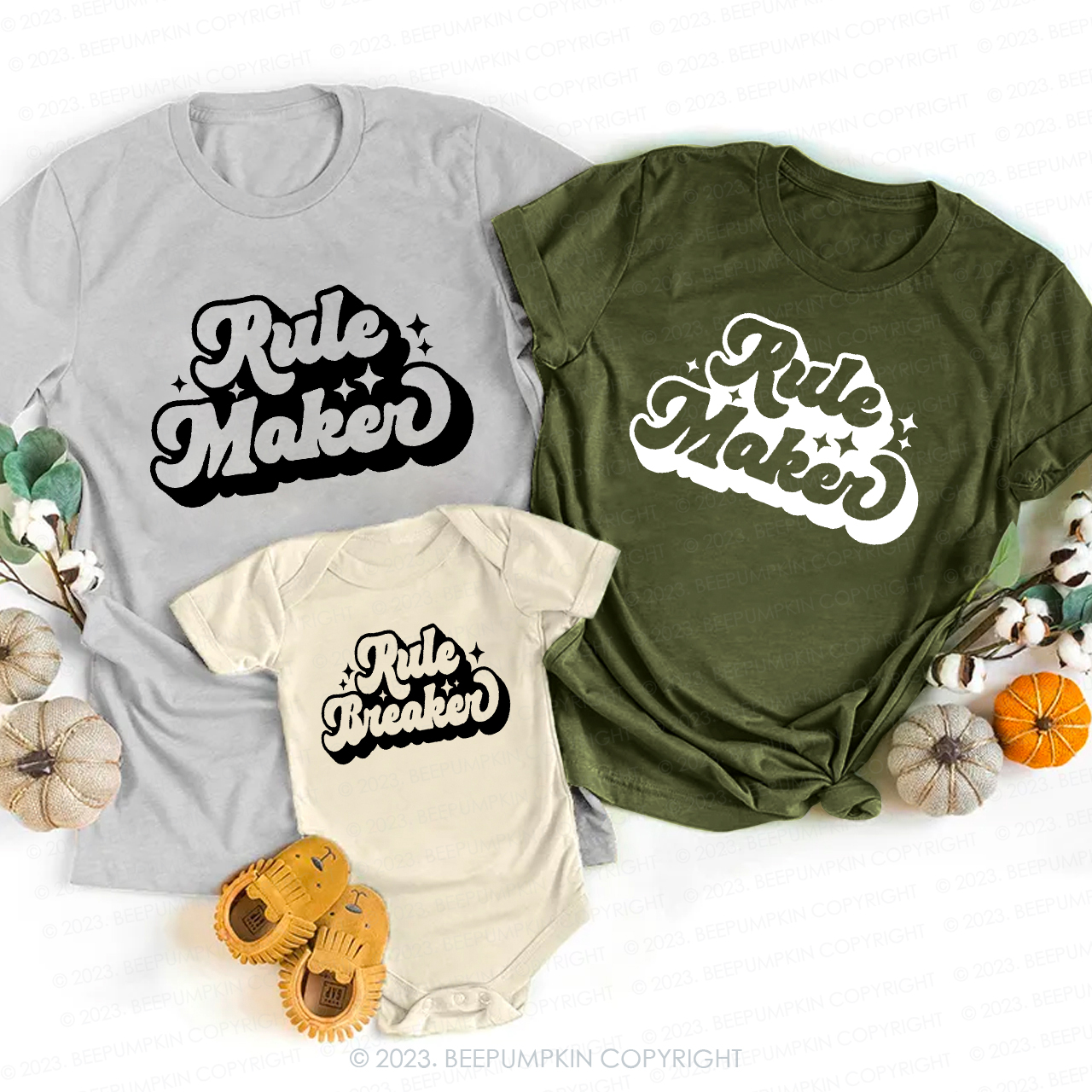 Rule Maker Rule Breaker Family Matching Shirts 