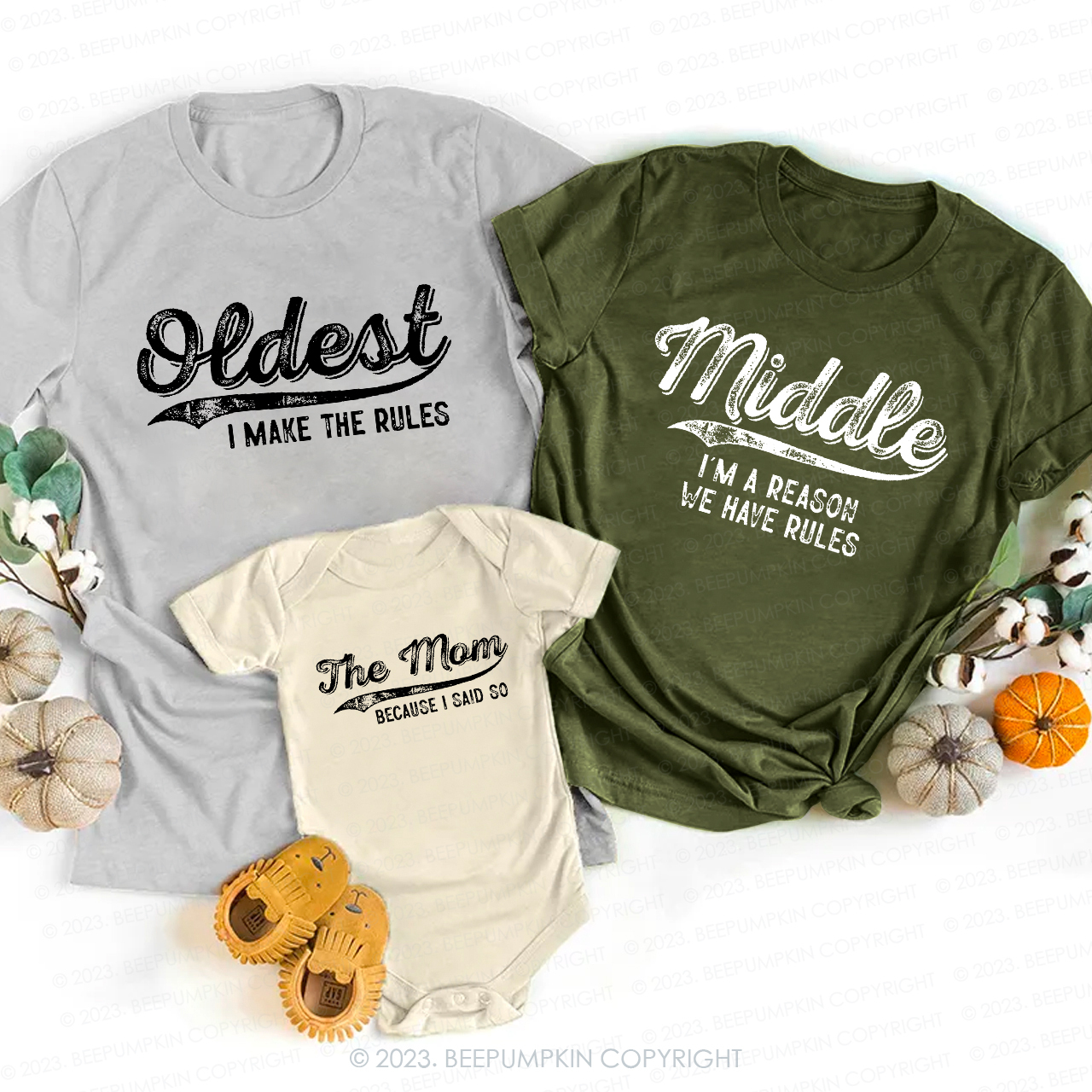 The Rules Funny Family Matching Gift Shirts 