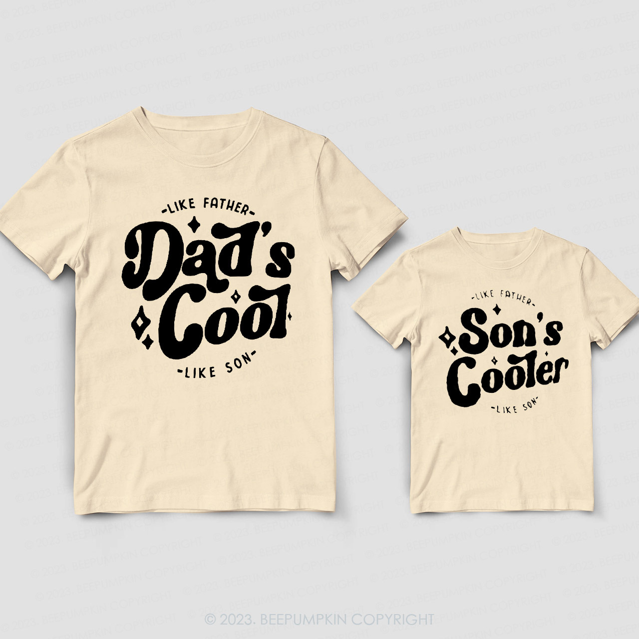 Dad's Cool Matches Son's Cooler Dad&Me T-Shirt