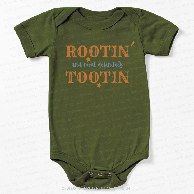 Rootin And Most Definitely Tootin Bodysuit For Baby