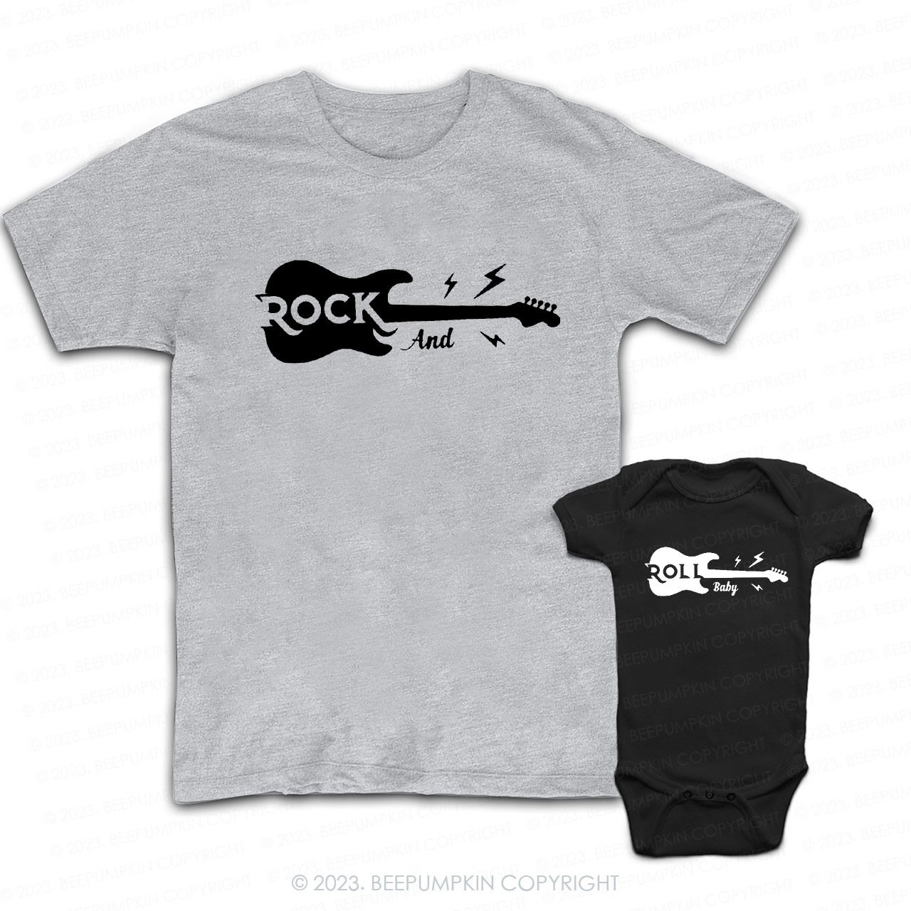 Rock And Roll Matching T-Shirts For Dad&Me